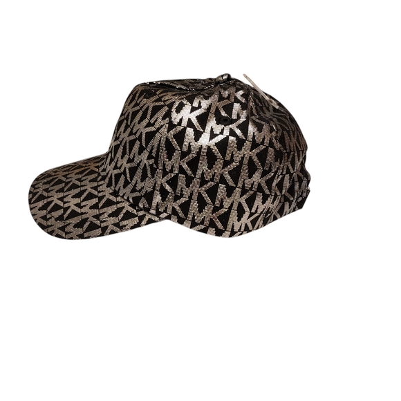 Michael Kors Black and Silver Glitzy Baseball  Cap - Picture 2 of 6